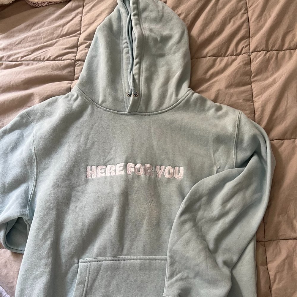 Green Hooded sweatshirt (NEVER WORN)